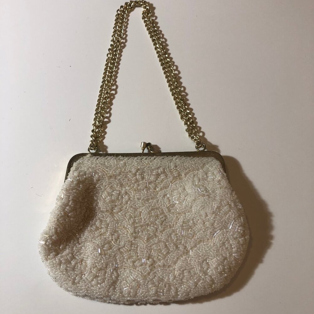 Vintage La Regale Ltd. Beaded Evening Bag – Handmade in Hong Kong - Picture 5 of 15